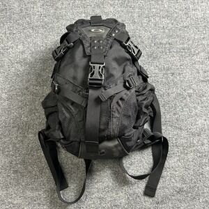 OAKLEY Vintage Y2K ICON Mini Tactical Bag Black Strappy Backback